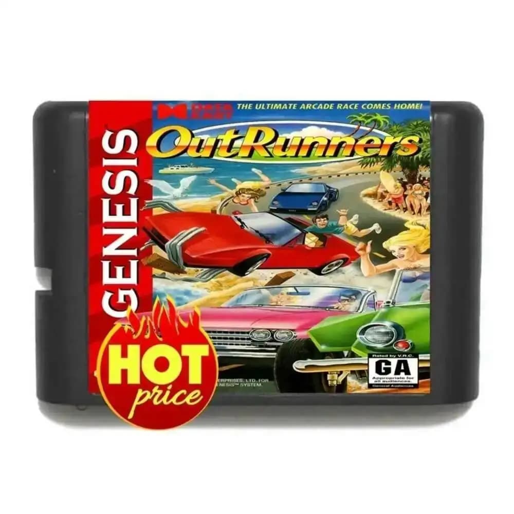 New Arrival OutRunners 16bit MD Game Card For Sega Mega Drive For Genesis