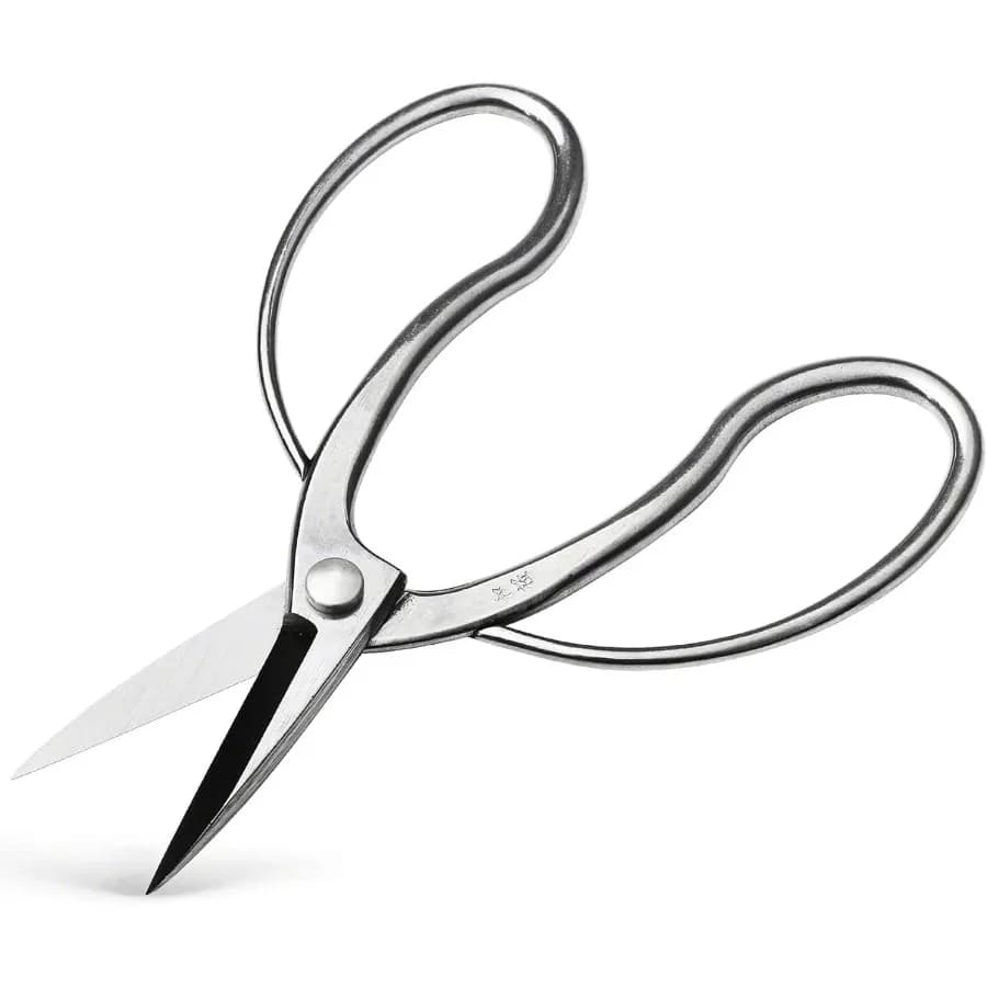 Forbici per Bonsai Tradizionali in Acciaio Inossidabile Serie Hasami, Prodotte in Giappone, 7 in 1, 180 mm, Cesoie da Potatura Professionali per Giardinaggio (T