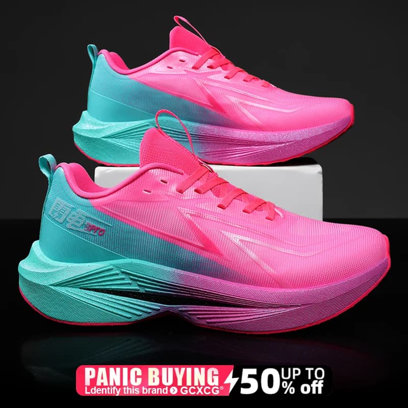 Running shoes Carbon Board Specialties Marathon Man Sports Breathable Lightweight Athletic Anti-slip Sneakers for Women