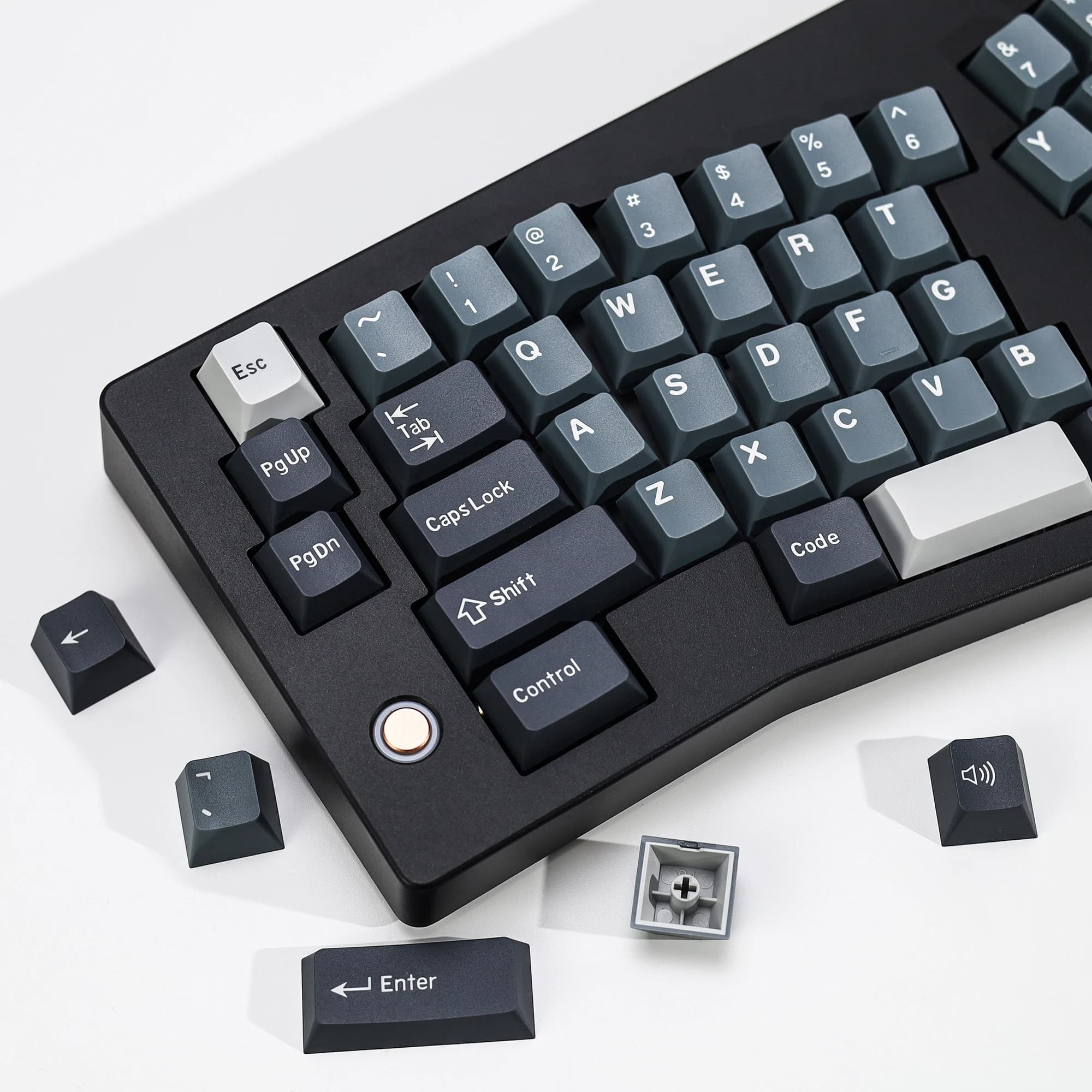 KBDiy GMK Apollo Keycap Cherry Profile Double Shot PBT ISO 7u Keycaps per tastiera meccanica Retro Gaming Key Cap 174 tasti/set