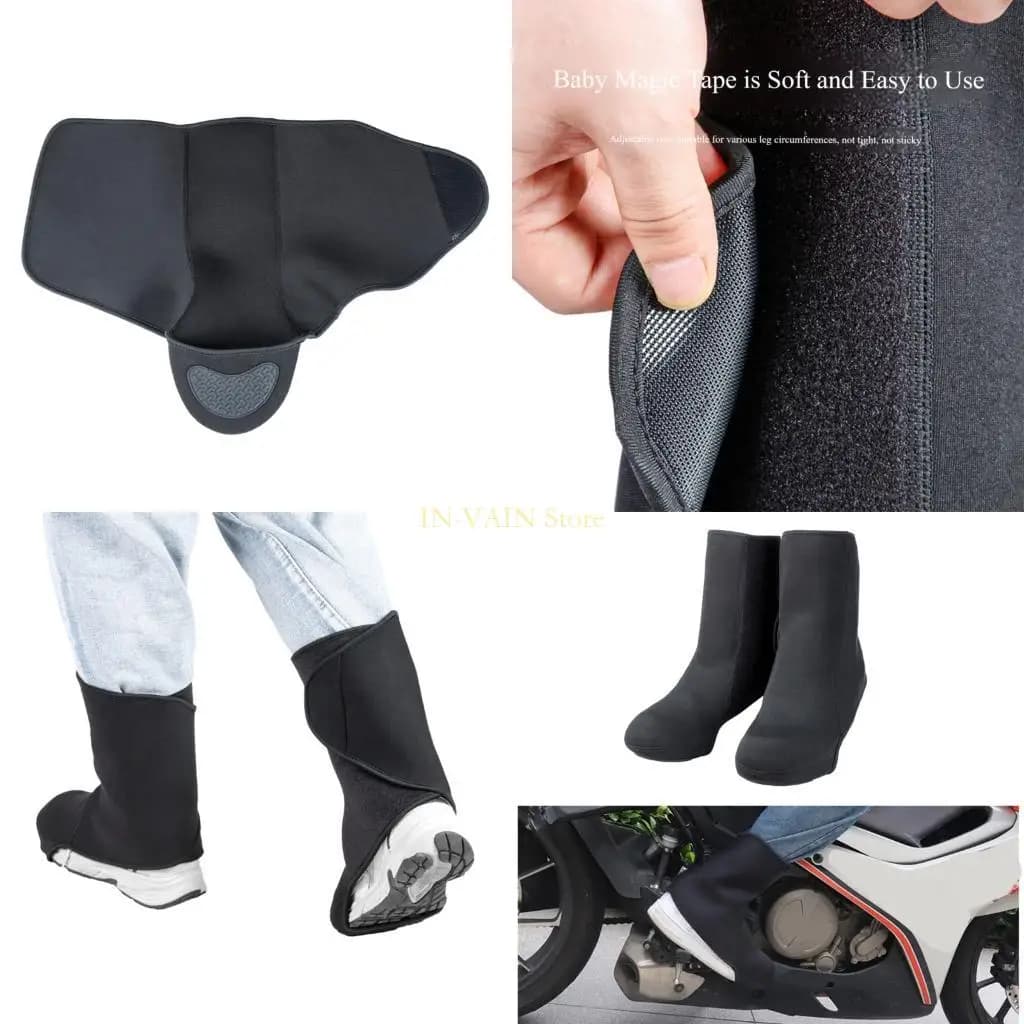 M5TC Rain Boot Shoe Covers Waterproof Shoe Covers for Hiking, Cycling, Mud & Snow