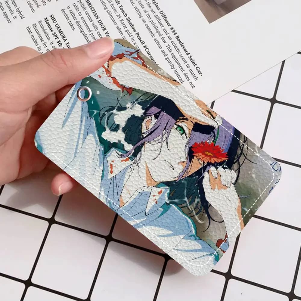 Chainsaw Man Credit Card Holder: The Film, Arch of Reze, for Banking Cards, Bus, ID and Credit