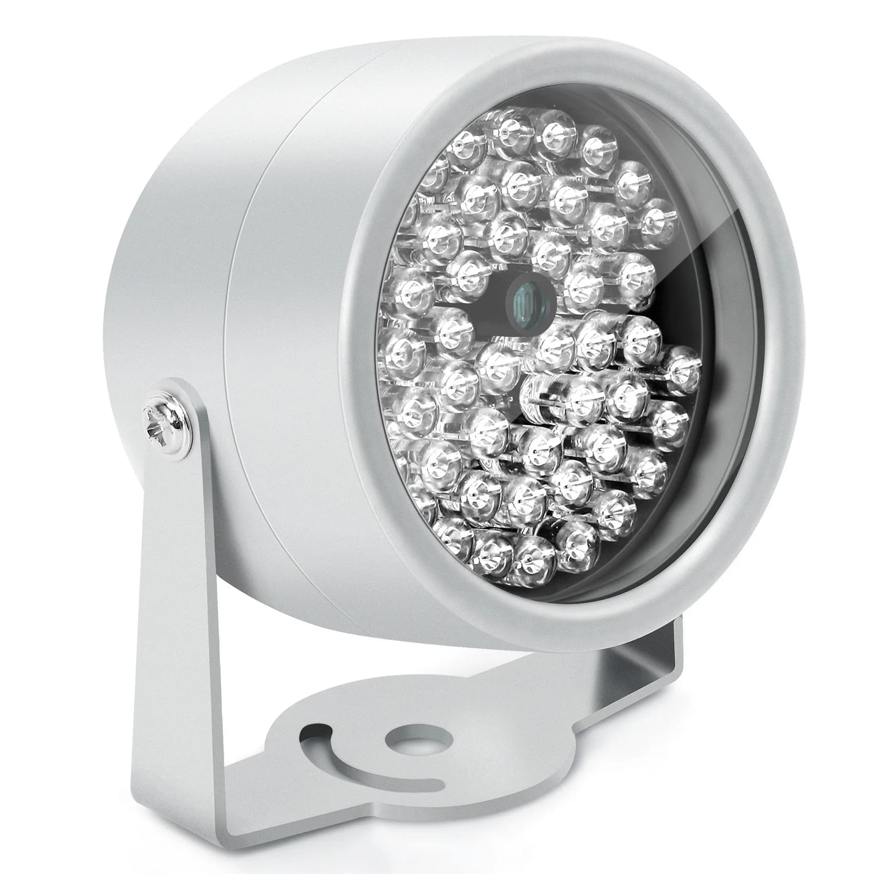 [NUOVO A09R!】 Telecamera di sicurezza con visione notturna a infrarossi IR da 48 LED Telecamera CCTV DC12V Argento