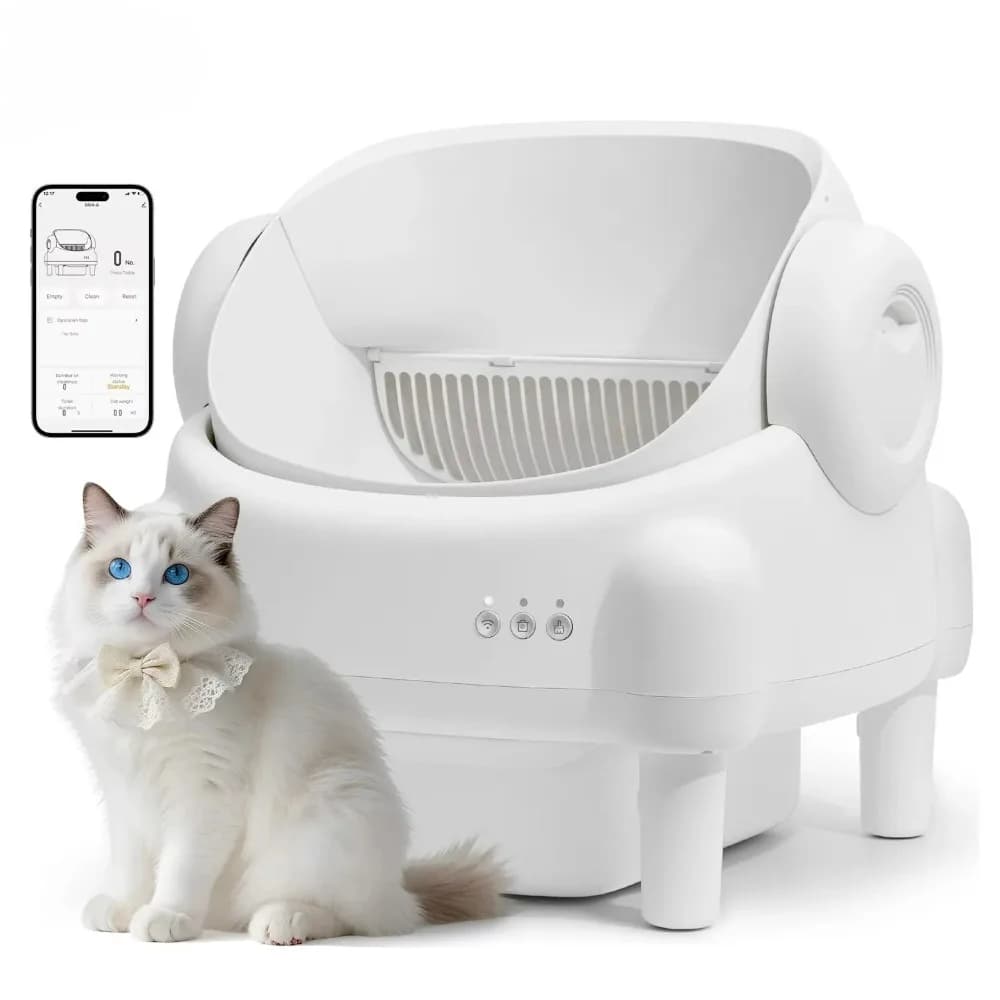Lettiera per Gatti Automatica 2026 Nuove Tendenze con Pulizia Automatica, Design a Coperchio Aperto, Controllo tramite App e Protezione di Sicurezza