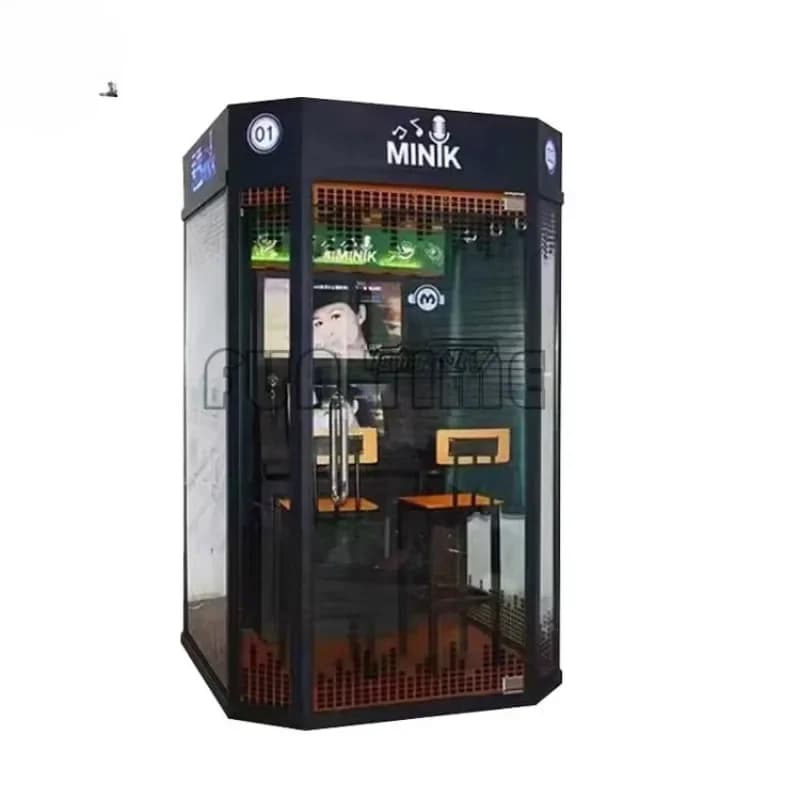 Simulatore di canto Macchina da gioco Mini cabina Ktv personalizzata Karaoke Room