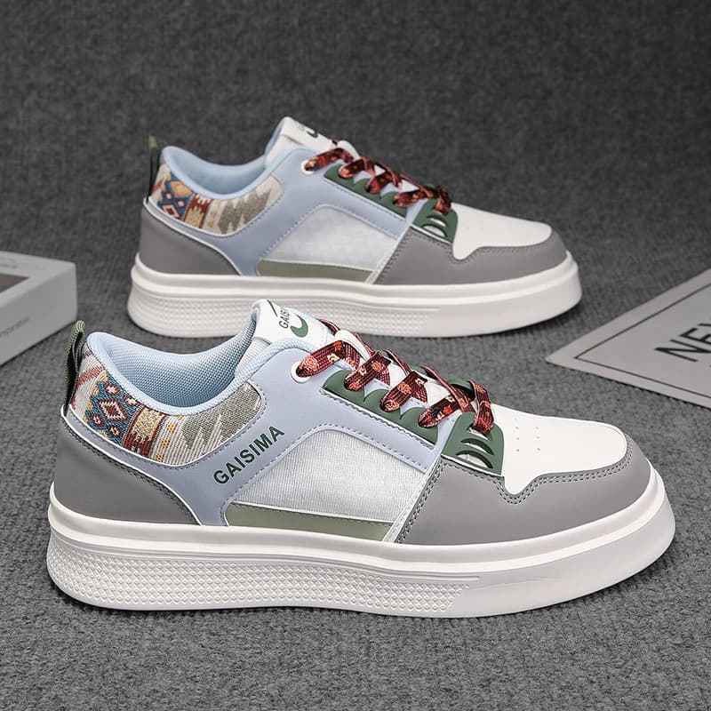 Scarpe da skate da uomo 2025 Scarpe da ginnastica casual di nuova tendenza Respirare Scarpe da skateboard piatte da strada antiscivolo resistenti all'usura per uomo