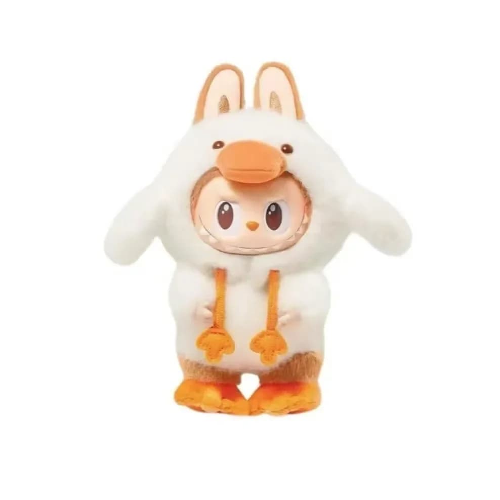For Labubu peluche anatra monsters forest series fiabe dresses cute original custom hook weaving clothes accessories dolls