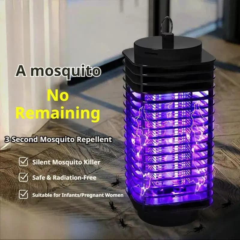 UV Night Light Electric Shock Mosquito Killer Lamp LED Portable Trapping and Insect Killing Lamp Physical Black Fly Traps Office