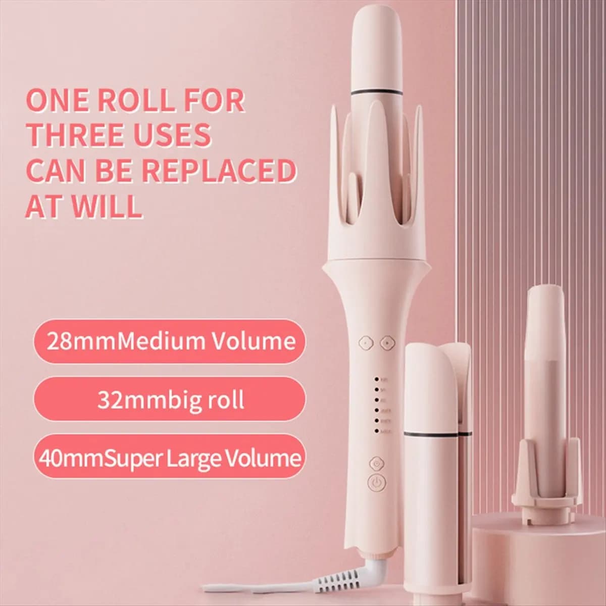 FSLH Home Automatic curling iron for perfect waves and styles Comes with spare heads and straighteners Spina UK