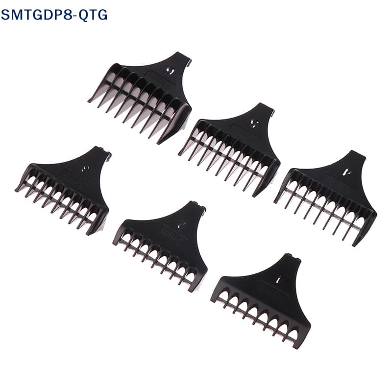 Hot! 6Pcs For T9 1.5/3/4.5/6/9/12 Mm Professional Hair Trimmer Limit Comb Universal Guards Hairdresser Hair Cutting Guide Barber