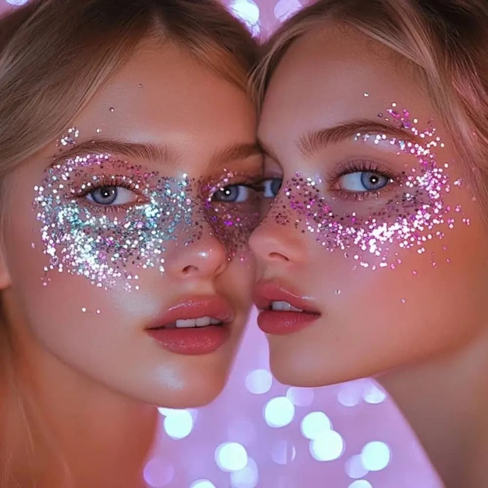 Chameleon Glitter Gel Sequins Shimmer Face Make Up Decorations Highlighter Glitter Easy To Use Long-Lasting Face Makeup Sequins