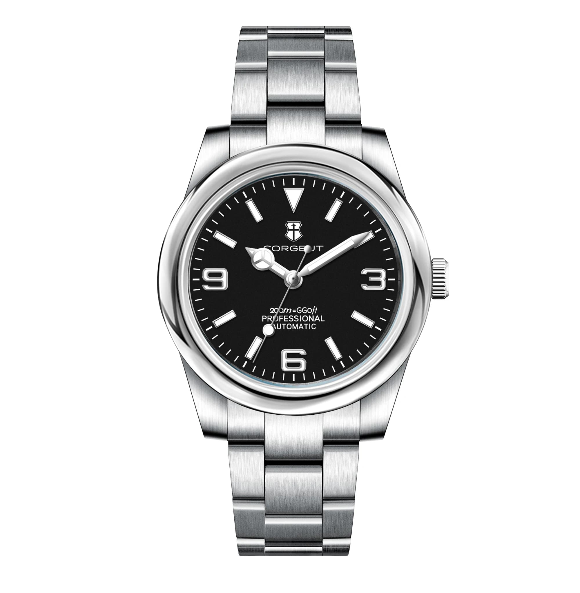 Corgeut 36mm 39mm Orologio da uomo NH35 Meccanico automatico Cristallo di zaffiro Ruba Orologio da polso di lusso Orologi da uomo per coppia Automatico