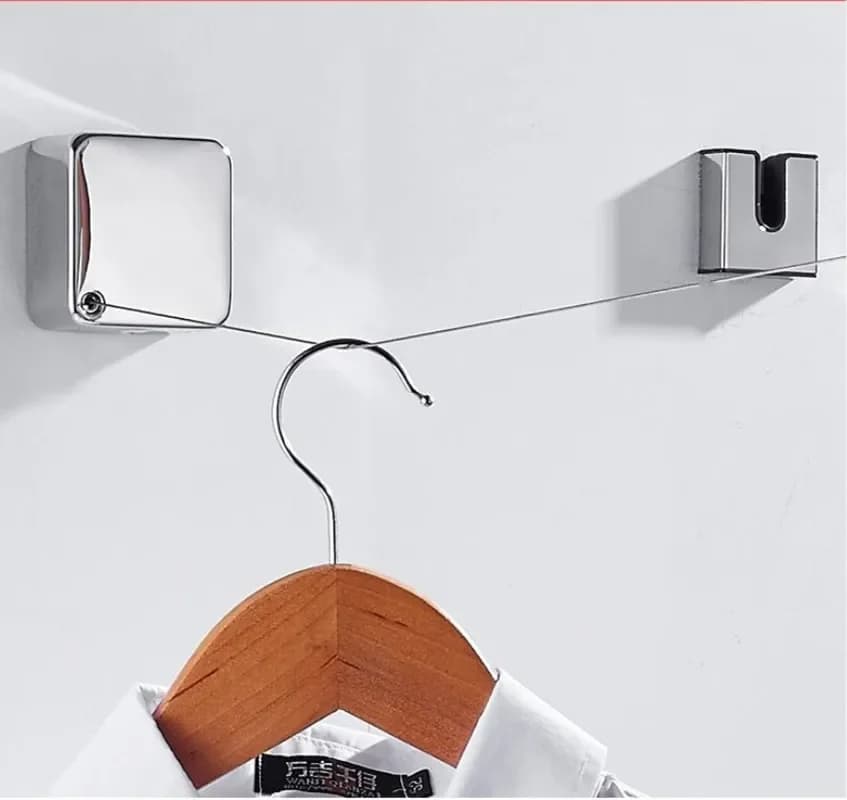 Stainless Steel Portable Retractable Clothes rack Interior and Outdoor Clothes Dryer Organizer Stendibiancheria Corda
