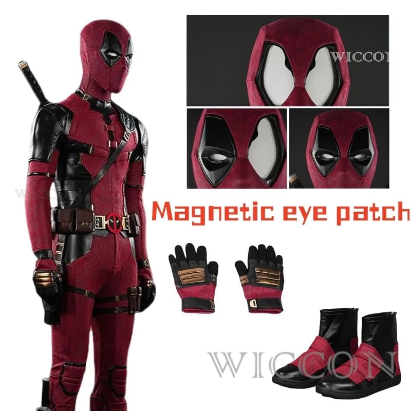 Deadpool 3 Costume Cosplay Mask Dress Halloween Party Dress