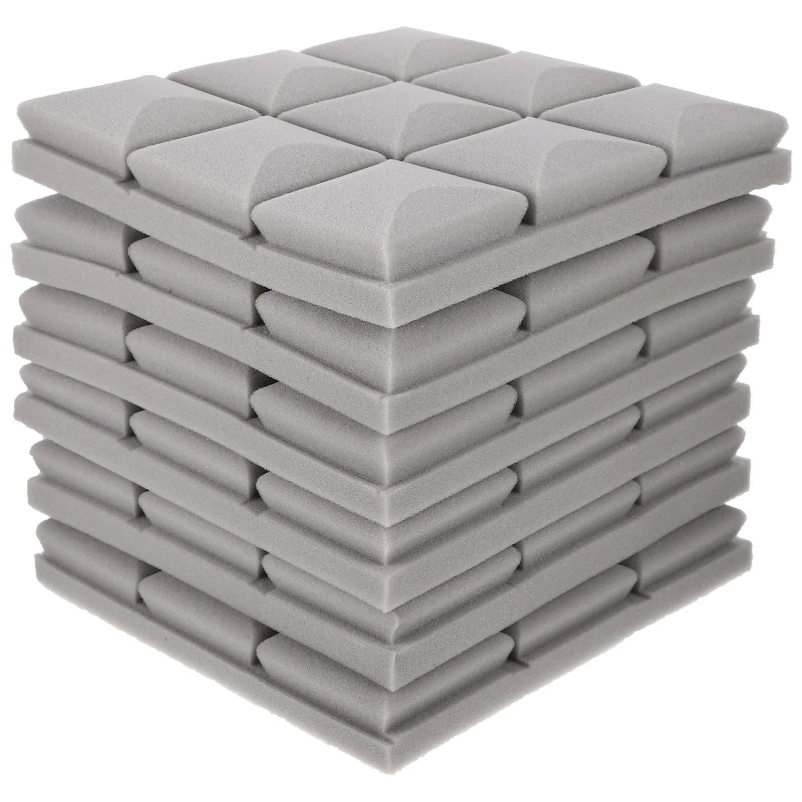 Set di 6 Pannelli Fonoassorbenti per Riduzione del Rumore, per Sale di Registrazione e Studi di Produzione Musicale