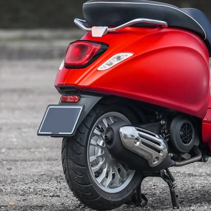 Accessori Anello di rivestimento Lunetta Copertura fanale posteriore per Vespa Sprint 50 125 150 Primavera Primavera 125 150 Nero brillante