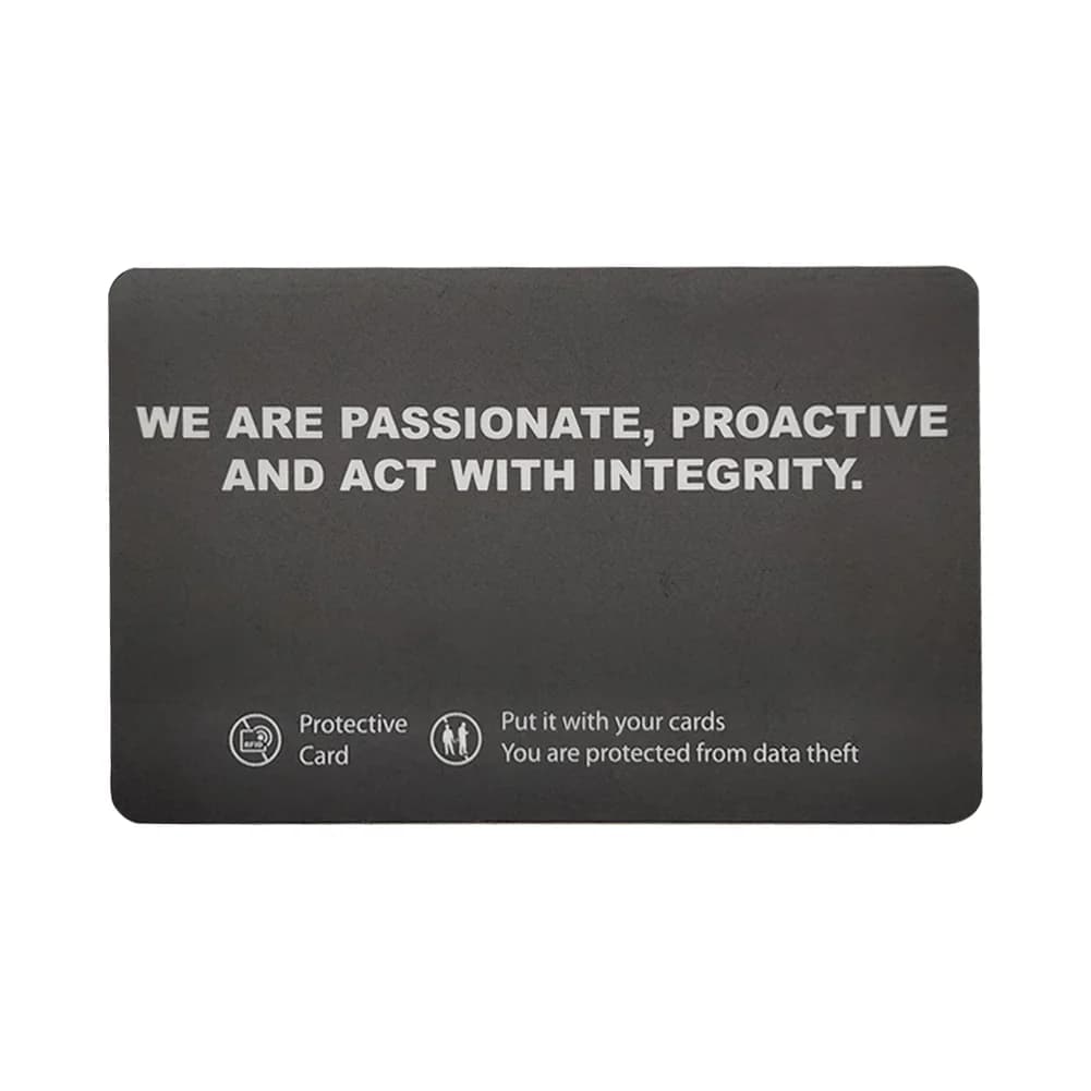 Set di 5 Protezioni RFID per Carte di Credito e Debito, NFC, Passaporti, Protettori Portatili per Carte di Credito, per Portafogli e Custodie per Passaporti