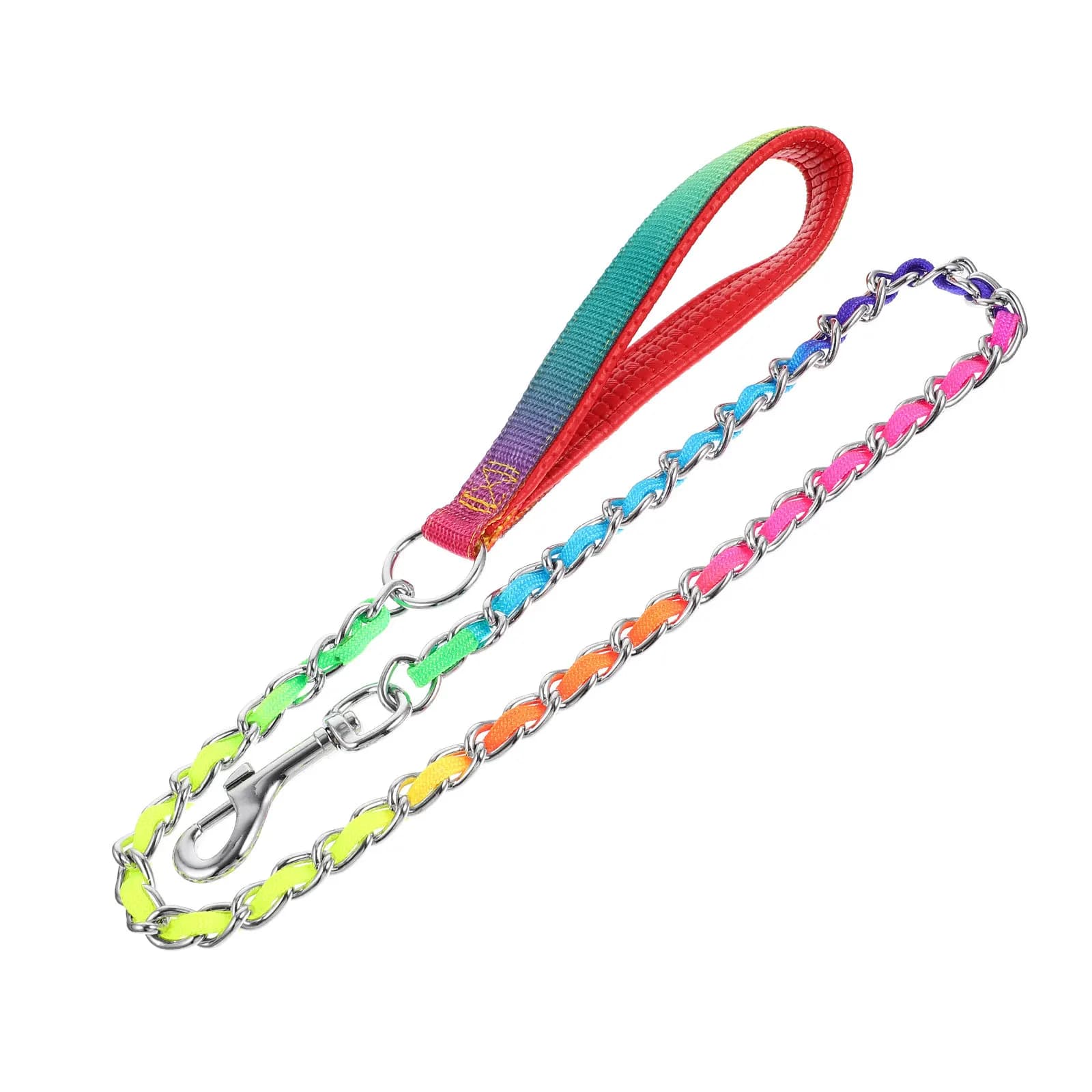Guinzaglio per Cani Professionale con Design a Catena Larga, Rilascio della Pressione sulla Mano, Accessori e Forniture per Cuccioli