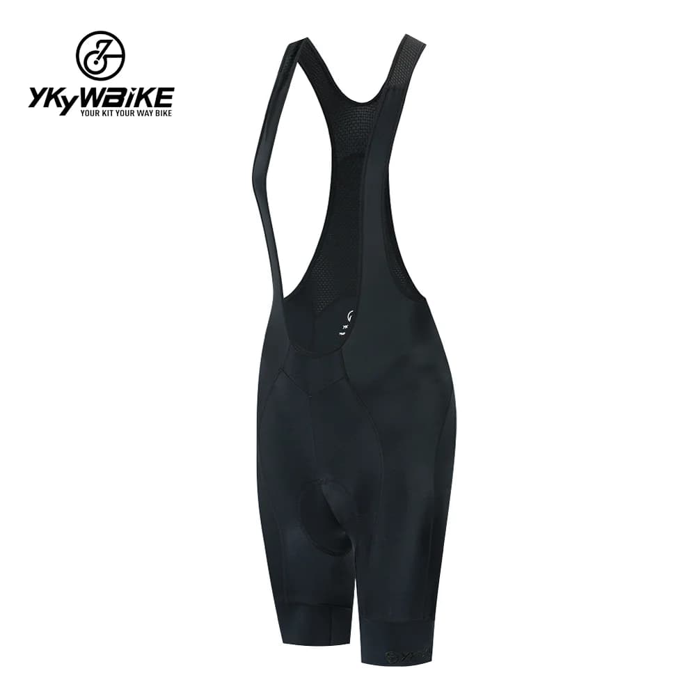 YKYWBIKE shorts with women's cycling braces summer bicycling pants padded bike pants breathable shorts fast drying