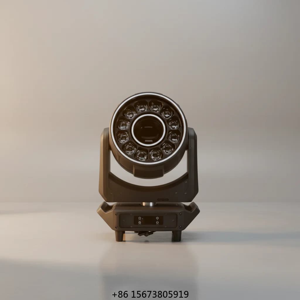 QSE Lighting New 12X40W Multifunctional 800W Zoom Bee Eye + Beam Led Moving Head Light with Ring Effect RGB DMX512 IP20 Wedding