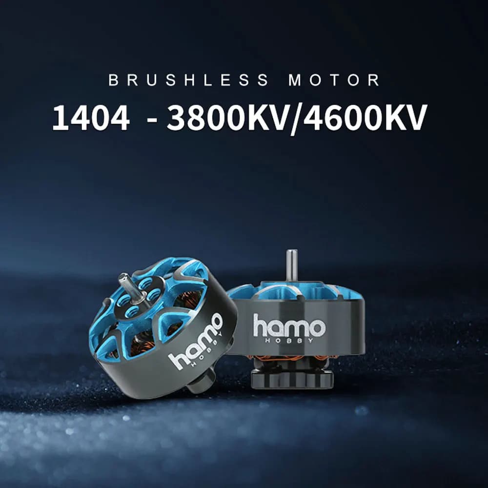 4 pieces 1404 3800KV / 4600KV brushless motor 1.3 mm shaft for RC racing drones 2.5-4 inch FPV toothpick
