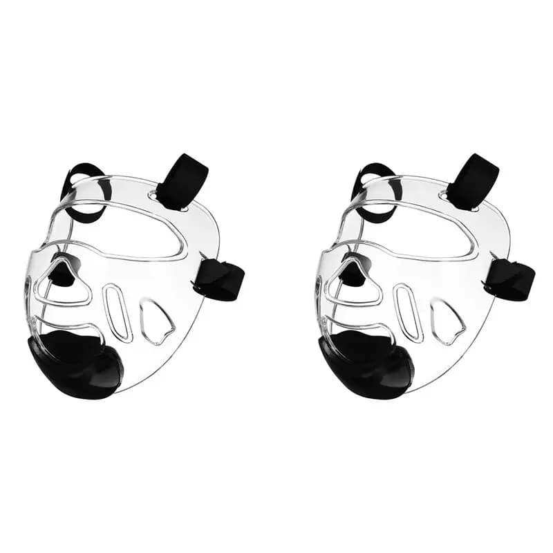 Y67A-2X Maschera Protettiva Trasparente Rimovibile per Taekwondo, Boxe, Sanda - Per Adulti