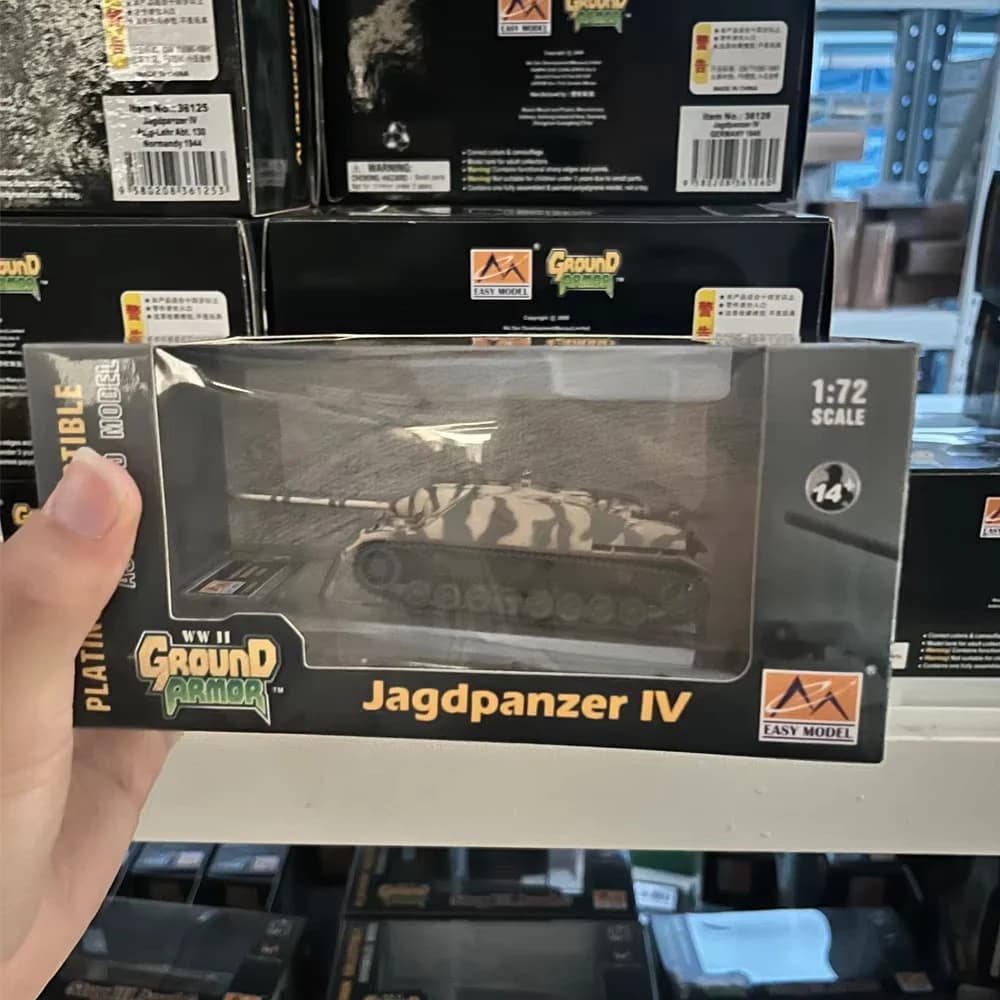 Easymodel 36126 1/72 Esercito tedesco Jagdpanzer IV 1945 Modello di carro armato da battaglia principale Collezione o regalo in plastica statica militare finita