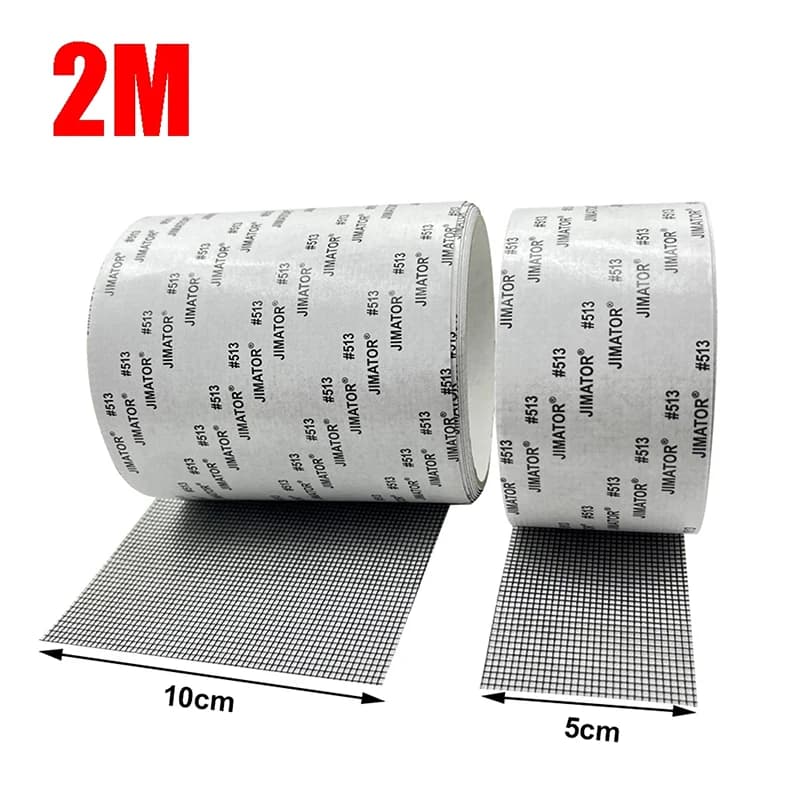 5/10 centimetri di Larghezza Finestra Zanzariera Nastro di Riparazione Autoadesiva Finestra Schermo Patch di Riparazione Anti-Insetti Mosca Maglia Fori Rotti nastro