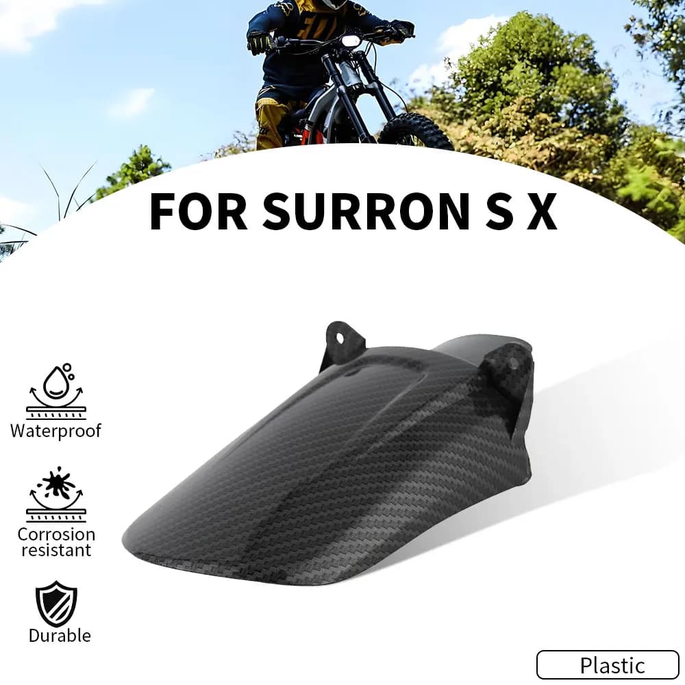 Moto Imitazione In Fibra di Carbonio Ruota Posteriore Parafanghi Parafango accessori Per Sur-Ron surron SX Off-Road Dirt Bike Elettrica