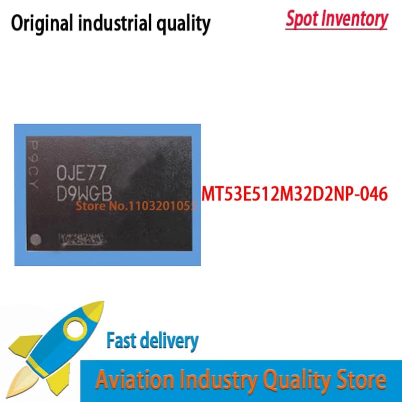 1 pz D9XRR MT53E512M32D2NP-046 WT:F LPDDR4 16 GB BGA200 16G Memoria Flash IC 100% funzionante