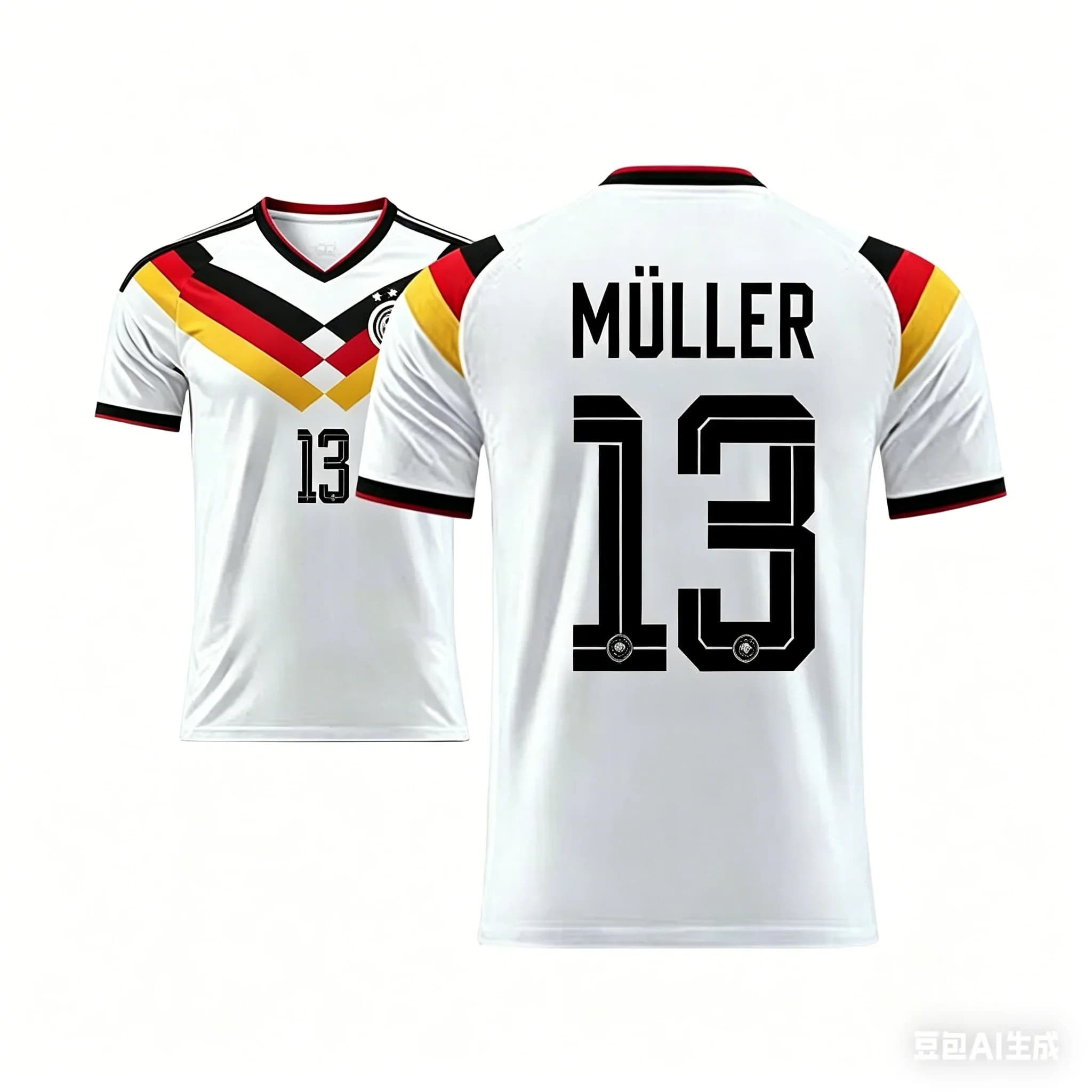 Maglia da Calcio Uomo 2026 Estiva Sportiva con Scollo a V Manica Corta Stampa 3D Design Squadra Traspirante Asciugatura Rapida