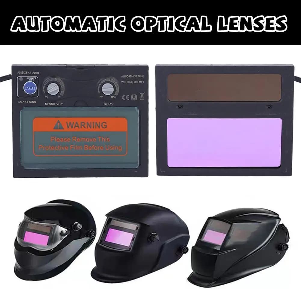 TX500C 110*90mm Solar Panel Welding Helmet Lens Welding Mask Auto Darkening Lens Automatic optical lenses
