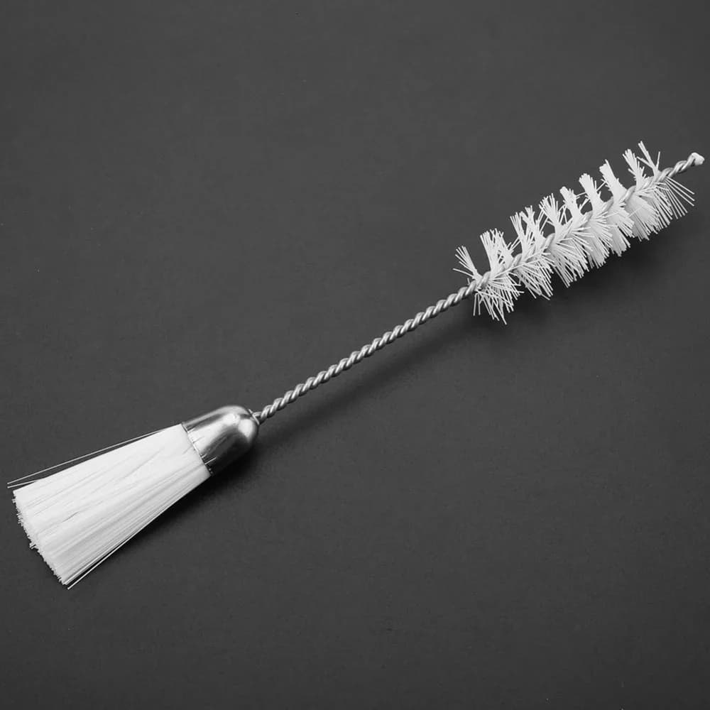 10pcs Double Ended Sewing Machine Cleaning Brush Nylon White Double Ended Brush Multi Functional Cleaning Brush Set