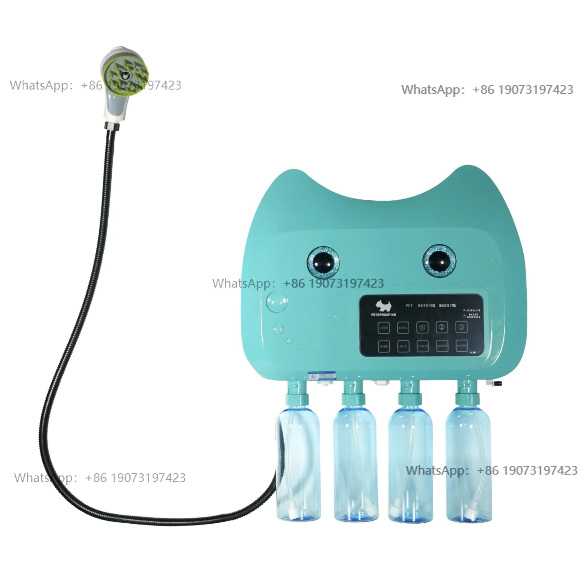 Macchina per Bolle SPA per Animali Domestici, Generatore di Bolle in Plastica e Gomma per Shampoo, per Uso in Bagno, Articolo in Poliestere Disponibile