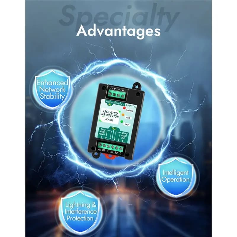 DT51 for RS-485 Repeater Module RS485 Converter Modbus-RTU Extended Network Transmission Distance Communication