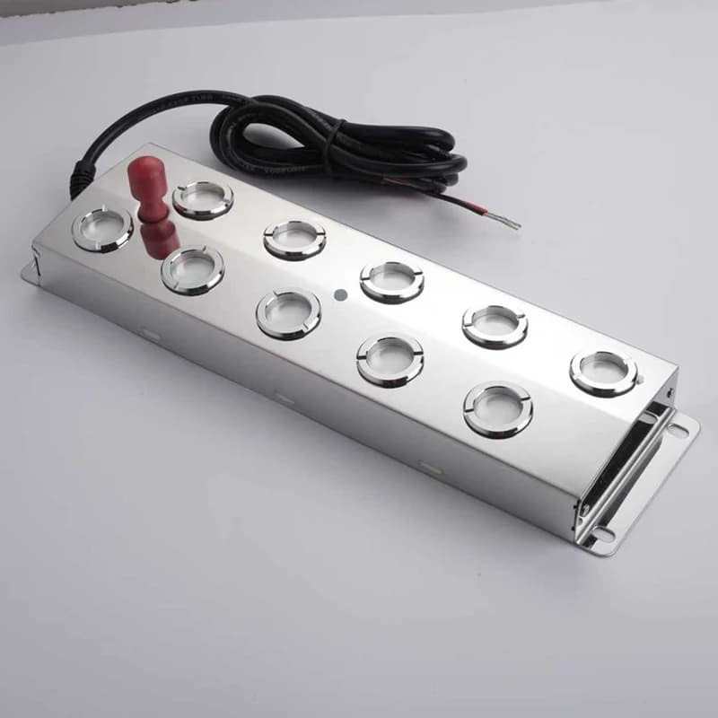 Umidificatore a Ultrasuoni 7L/H con Nebulizzatore Industriale a 10 Testine DC 48V