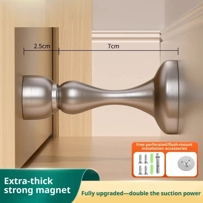 Heavy Duty Strong Magnetic Stainless Steel Door Stopper Anti-slip Firm Holding Bedroom Home Door Hardware