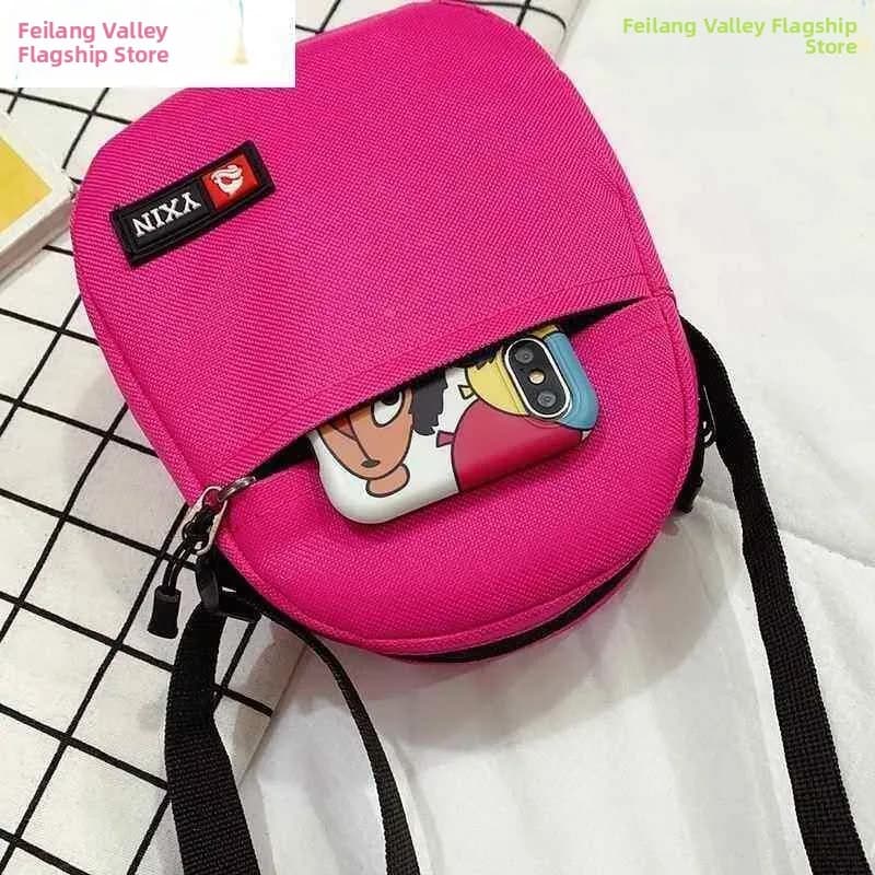 Portable Thickened Mobile Phone Bag Crossbody Summer Neck Hanging Wallet Small Backpack Functional Bag for Men And Women