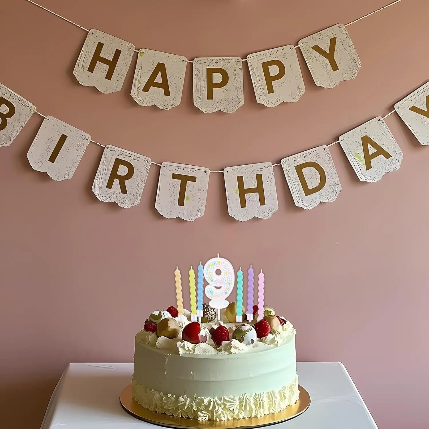 13Pcs New 0-9 Number Birthday Candles Premium custom macaron birthday cake digital party candle decoration anniversary