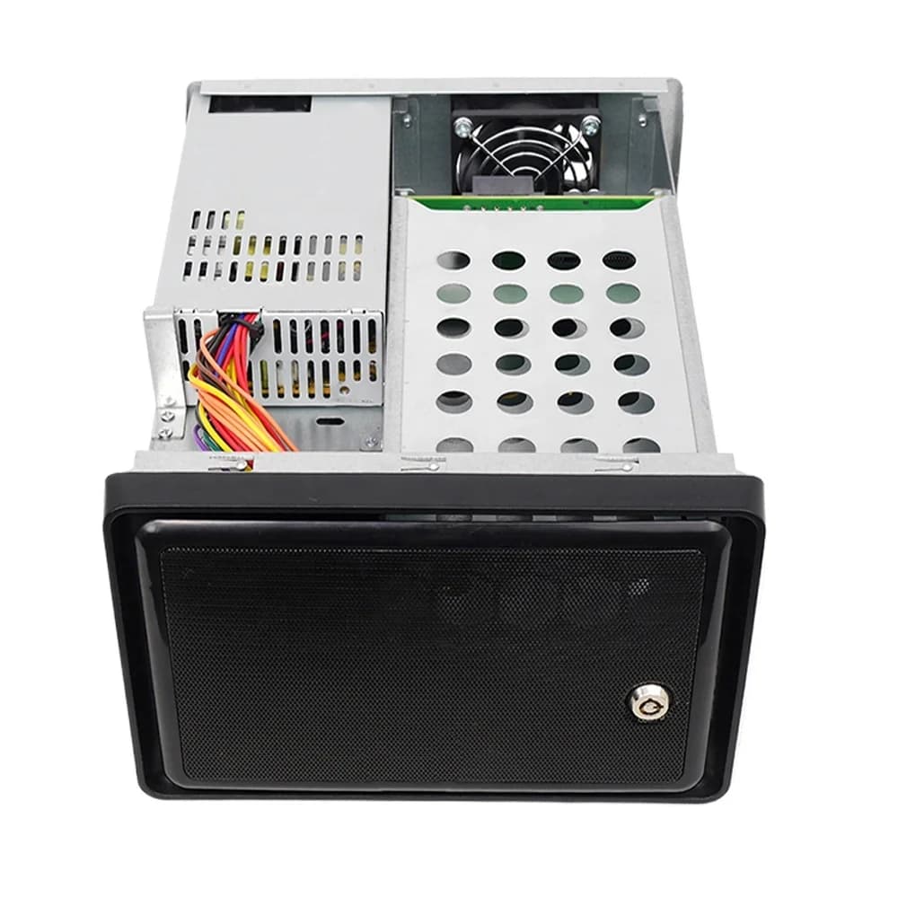 Per l'archiviazione della data dell'home office con backplane Sata 6G Nuovo supporto per telaio di archiviazione NAS Hotswap HDD a 2 alloggiamenti Scheda madre MINI ITX