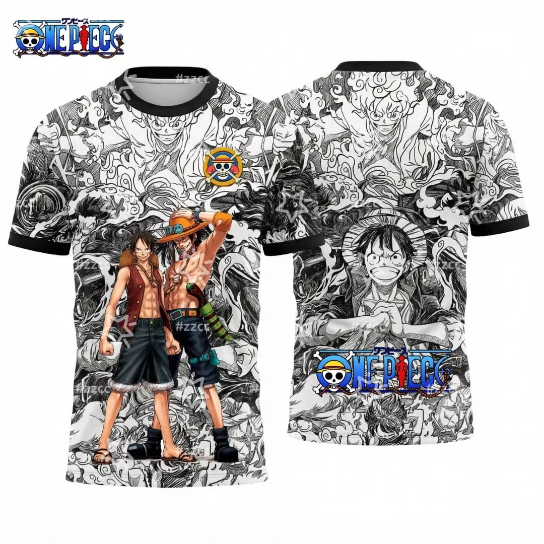 Maglia da Calcio One Piece Luffy Giapponese, T-shirt per Uomo, Kit Speciale da Calcio per Bambini, Felpa ad Asciugatura Rapida per Adulti/Uomini/Donne