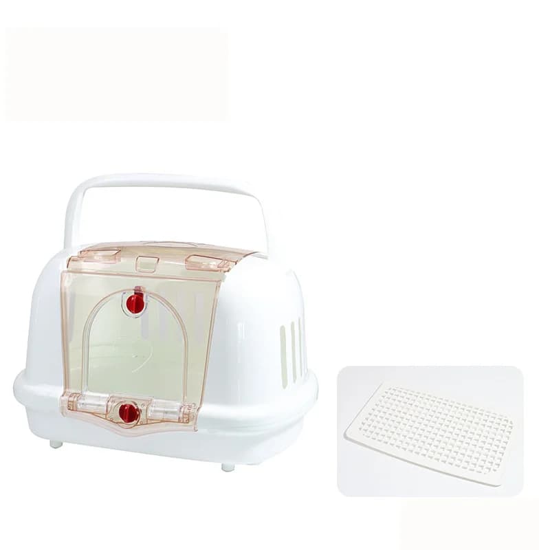 Gabbia da viaggio per cani di piccola taglia Gabbia da viaggio in plastica sostenibile per animali domestici Gabbie per cani di grossa taglia per uso in volo all'aperto in vendita
