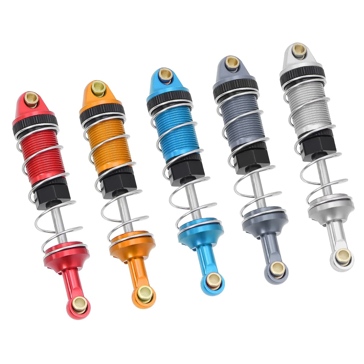 Metallo Anteriore Posteriore Ammortizzatori Olio Idraulico Per MJX Hyper Go 14211 16207 16208 16209 16210 H16 1/16 RC Auto Parti di Aggiornamento