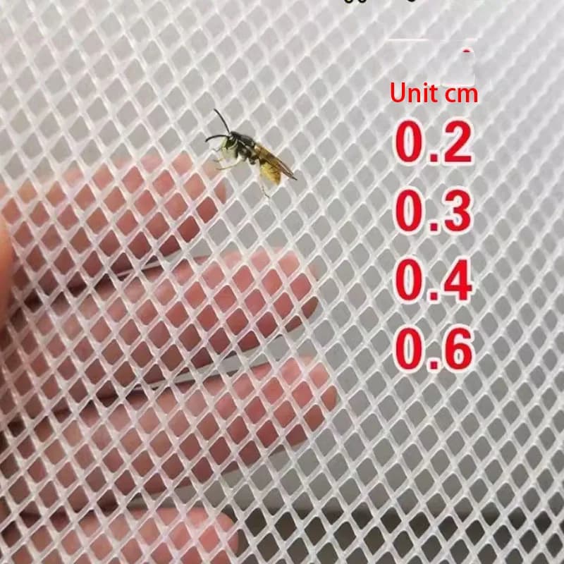 Mirco tiny small hole HDPE plastic mesh net Grid fence isolation raising Bee fish silkworm snake