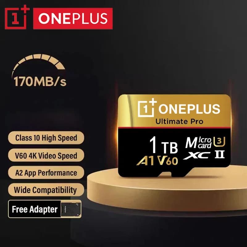 OnePlus 2026 High Speed Micro TF SD Card Memory Card 512GB 256GB Class 10 TF Flash for Drone iPhone Car Camera Cartao De Memoria