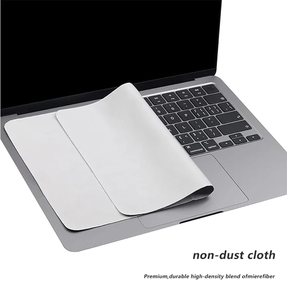 Panni in Microfibra Ultra-Morbidi per Pulizia, Pellicola Protettiva Anti-Polvere, Panni per Pulizia Laptop, Copertura Portatile per Schermo e Tastiera Notebook