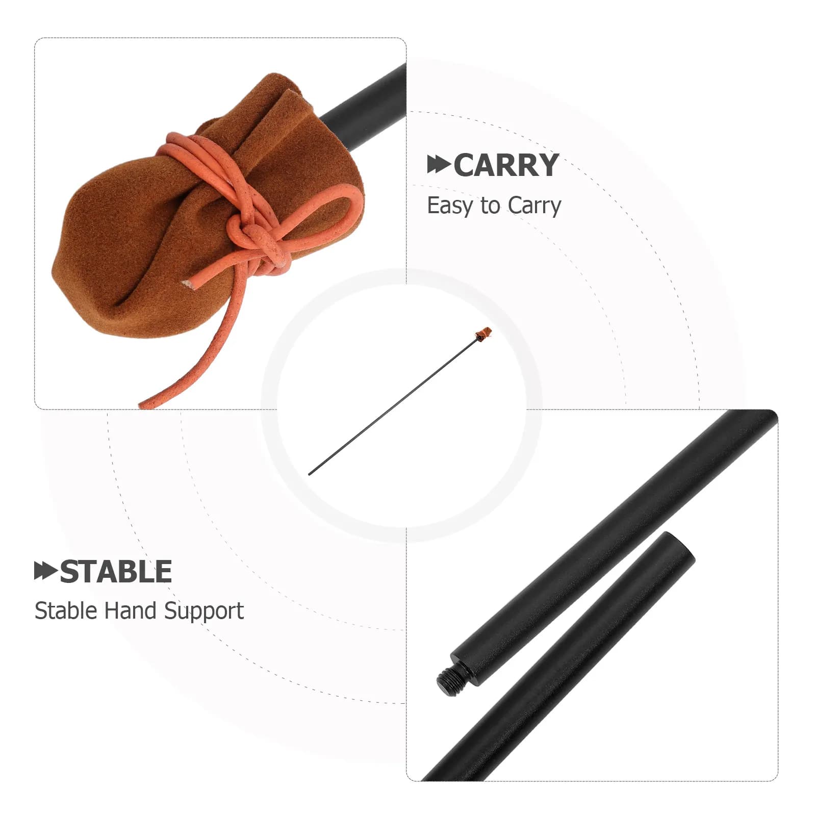 Hand Stabilizer Stick Wooden Mahl Stick For Precise Sketching Steadying Painter Hand Rest For Studio Artwork On Canvas Auxiliary