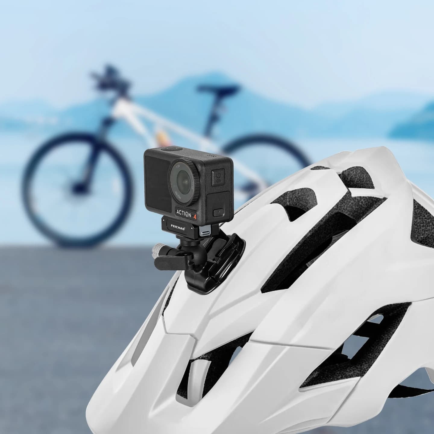 Universal quick release base with 360 ° Depreciation 17 mm ball head Vite 1/4 Magnetic support for DJI for GoPro for Action Camera Insta360