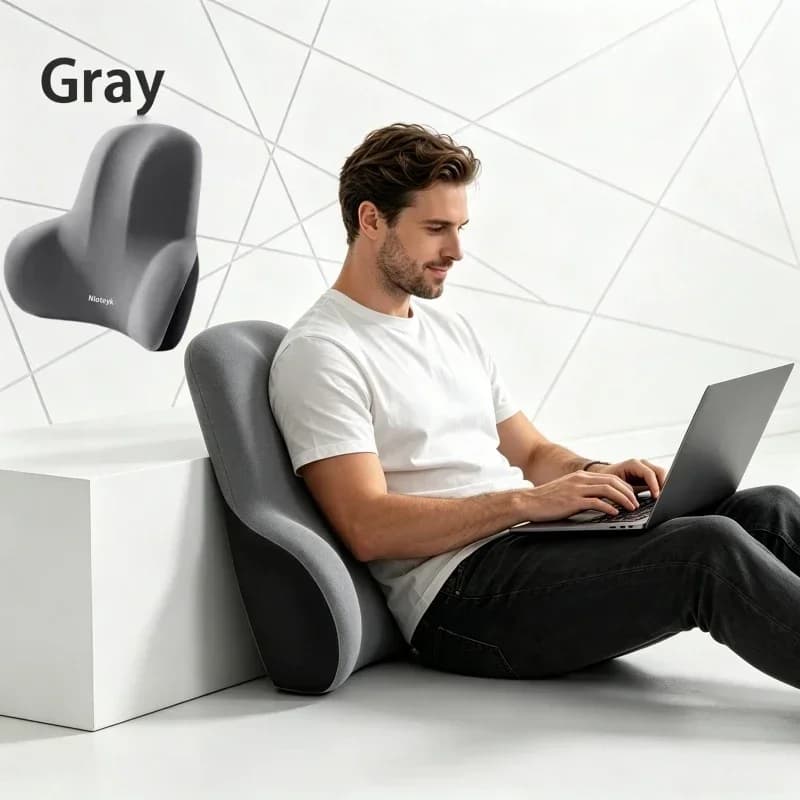 Set di Cuscini in Memory Foam per Collo e Lombare, Supporto Confortevole per Schienale, Accessori Universali per Interni Auto e Viaggi