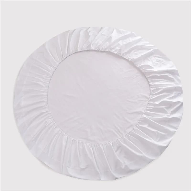 Lenzuolo con angoli rotondo personalizzabile con fascia elastica Coprimaterasso rotondo per hotel a tema romantico Diametro 200 cm-22